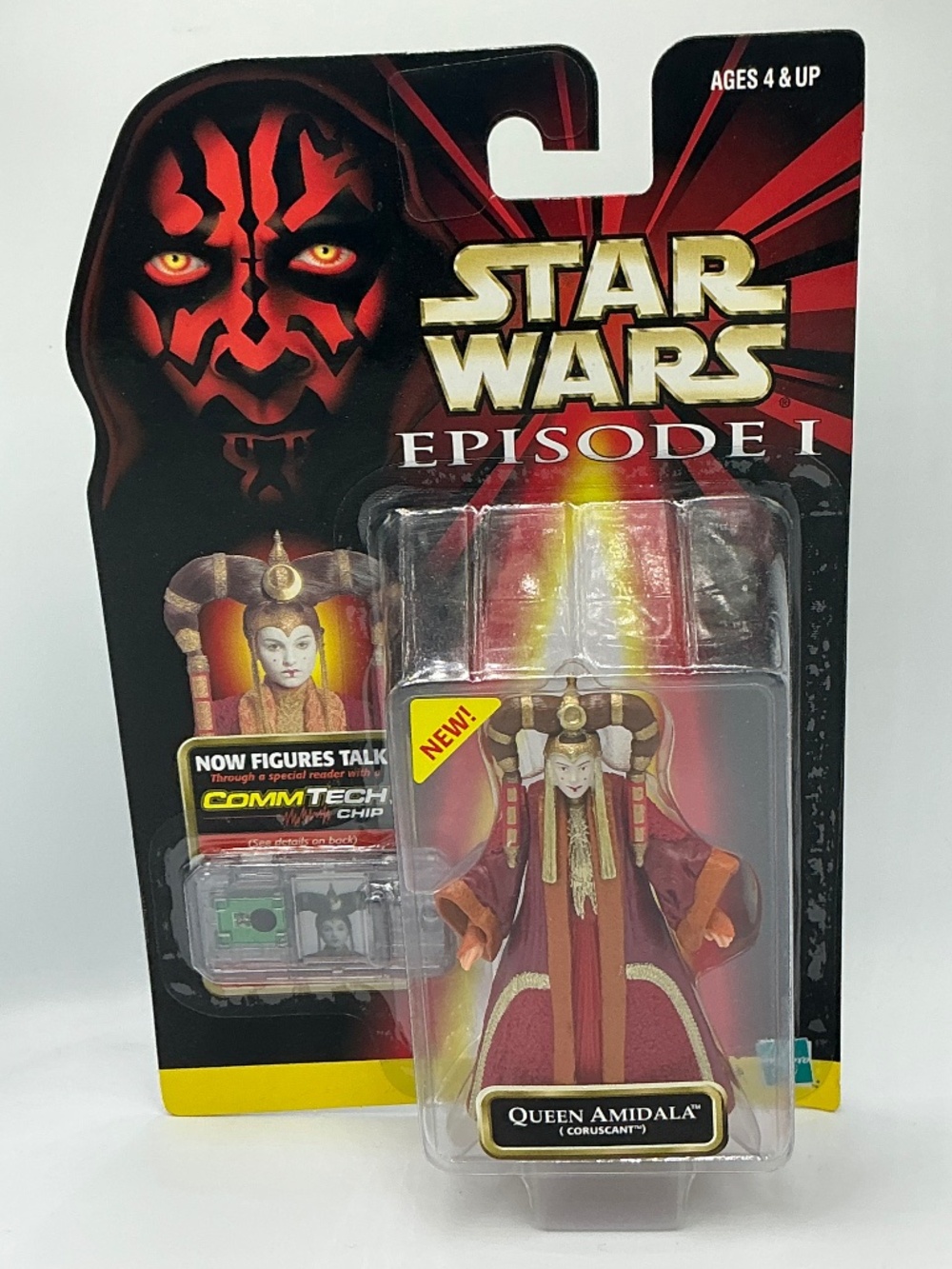 Star Wars Episode 1 Queen Amidala Action Figure CommTech Collection 1 1999 new